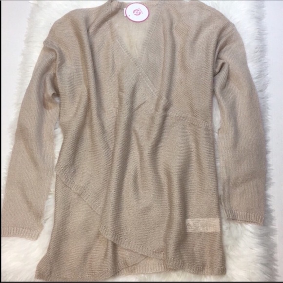 Oatmeal Draped Sweater - Picture 3 of 5